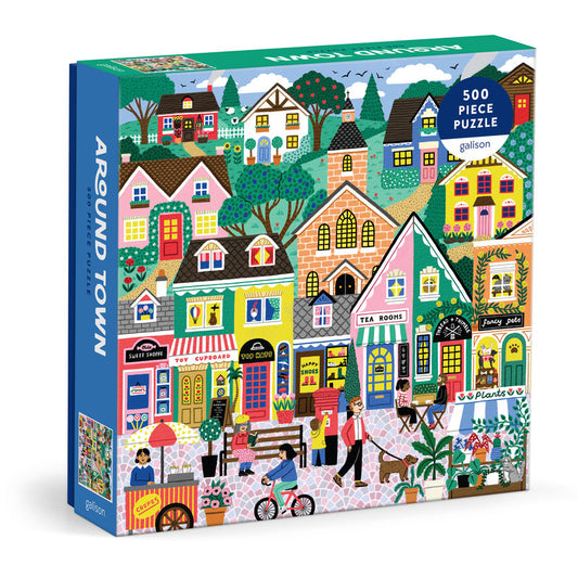 [Pre-Order] Around Town 500 Piece Puzzle in a House Galison