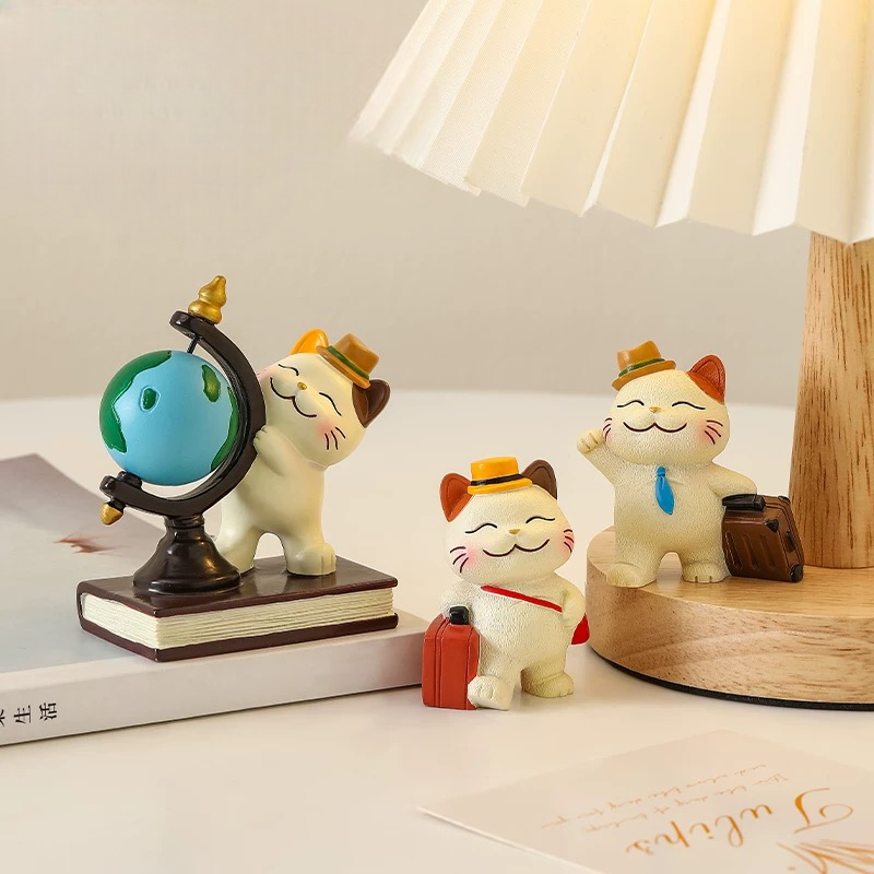 Lucky Cat Phone Holder/ Ornament