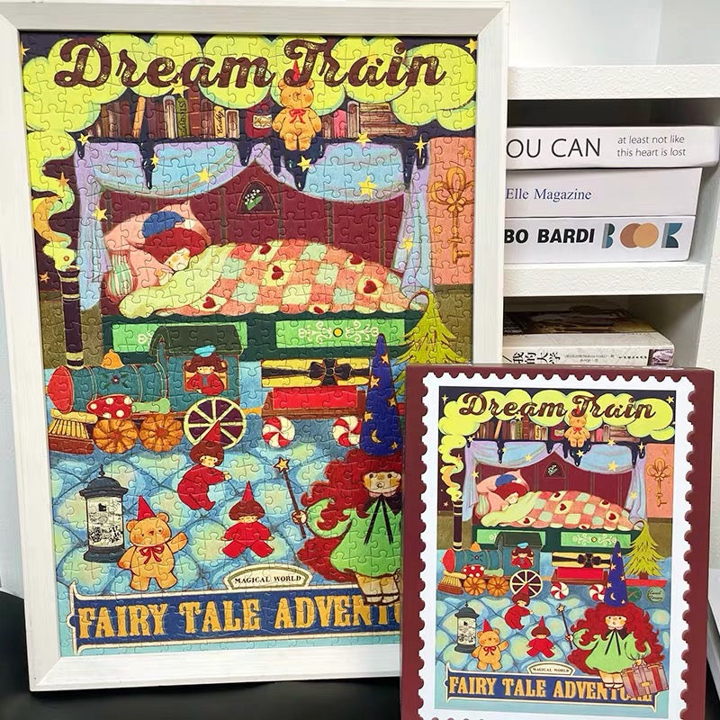 Dream Express Dream Train 500 Piece Jigsaw Puzzle TKX