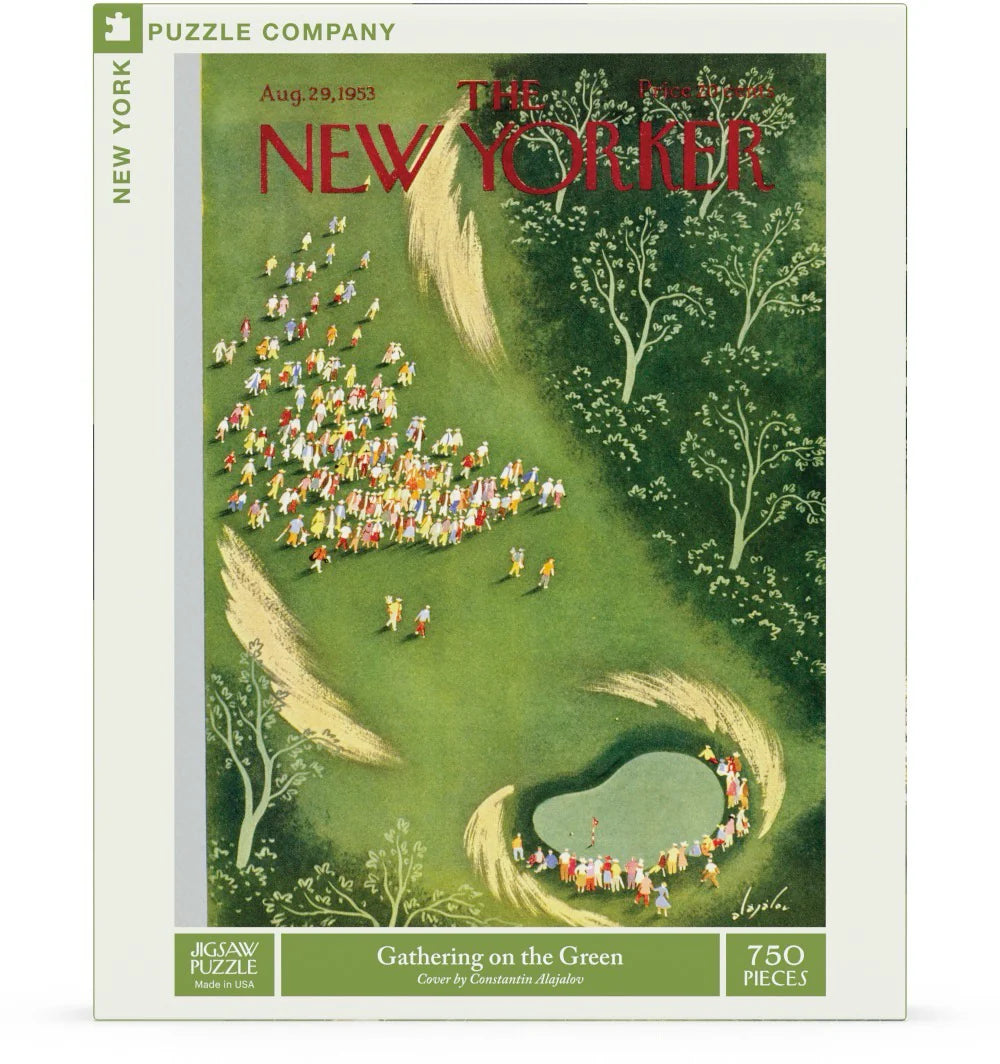 Gathering on the Green 750 Piece Jigsaw Puzzle