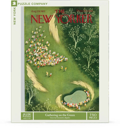 Gathering on the Green 750 Piece Jigsaw Puzzle