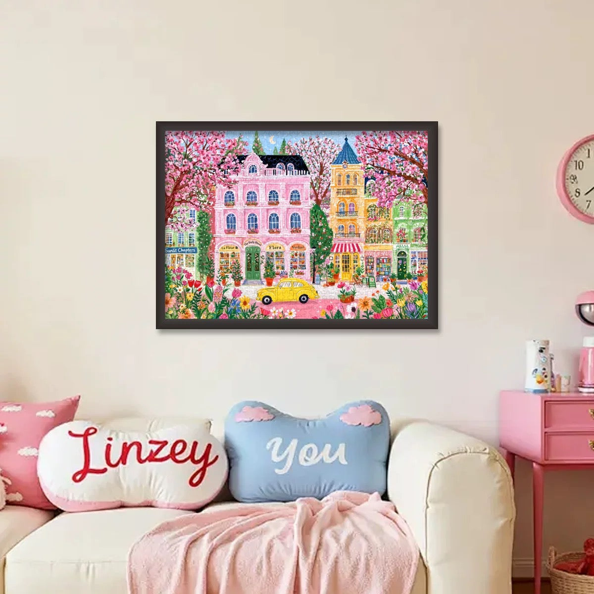 Sakura Blossom Street Jigsaw Puzzle