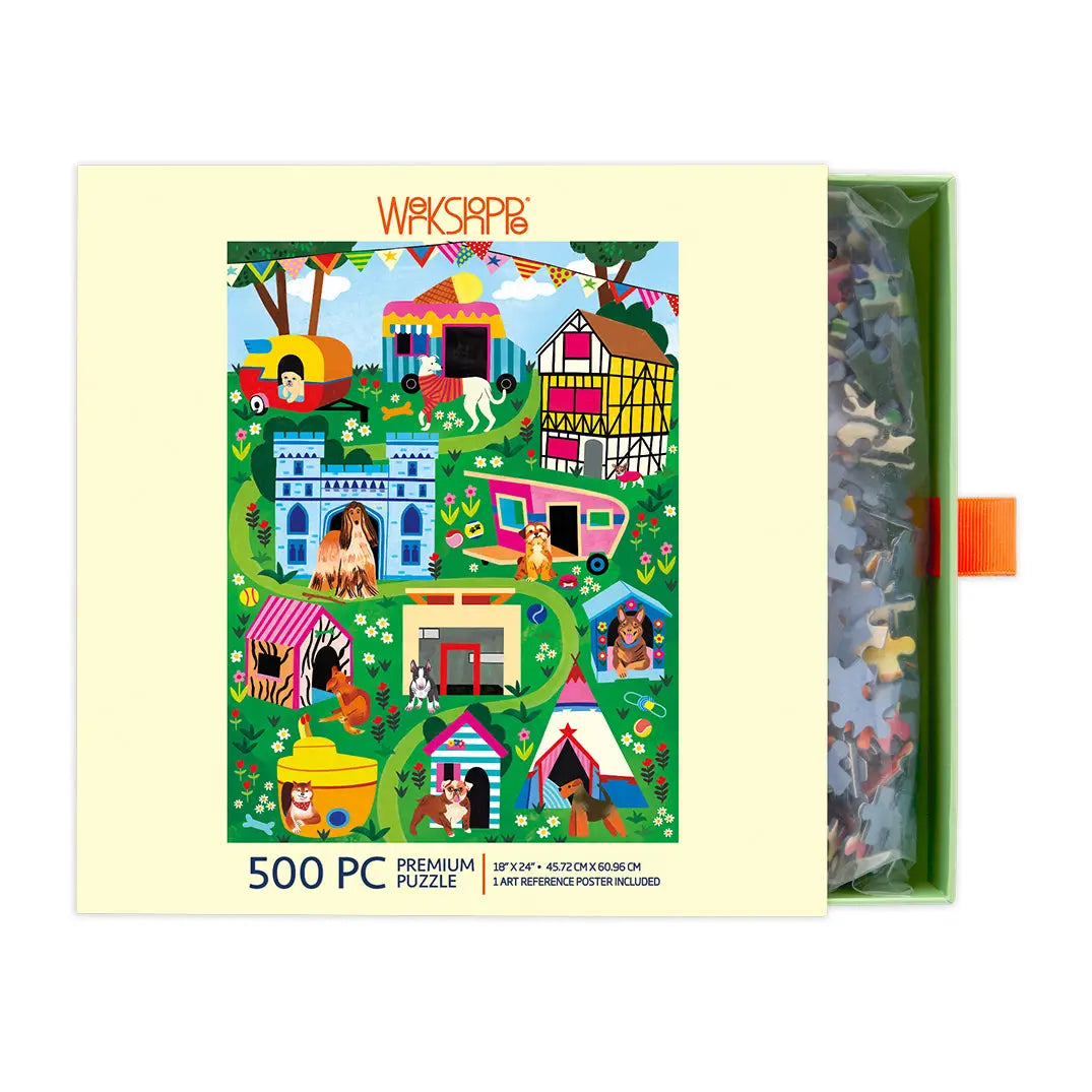 Doggie Dreamhouse 500 Piece Puzzle