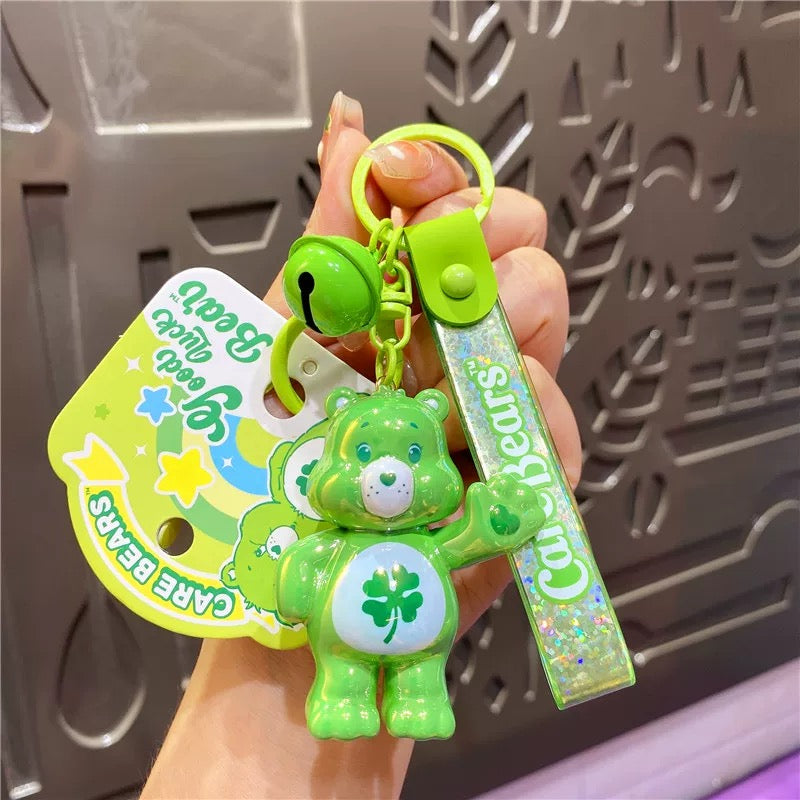 Cute Care Bears Plated Keychain