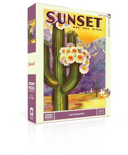 Cactus Blooms 500 Piece Jigsaw Puzzle
