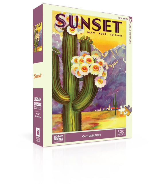 Cactus Blooms 500 Piece Jigsaw Puzzle