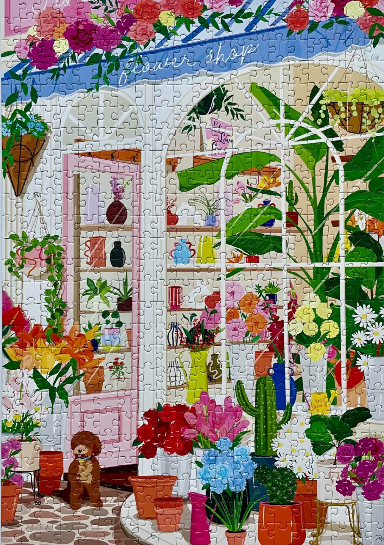 Flower Shop 500 Piece Puzzle