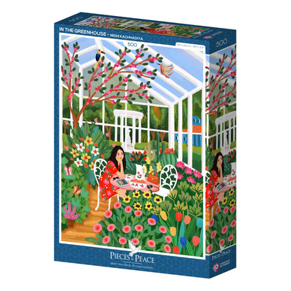 In the Greenhouse 500 Piece Puzzle