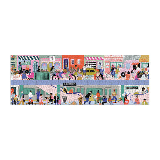 Over & Under 1000 Piece Panoramic Puzzle