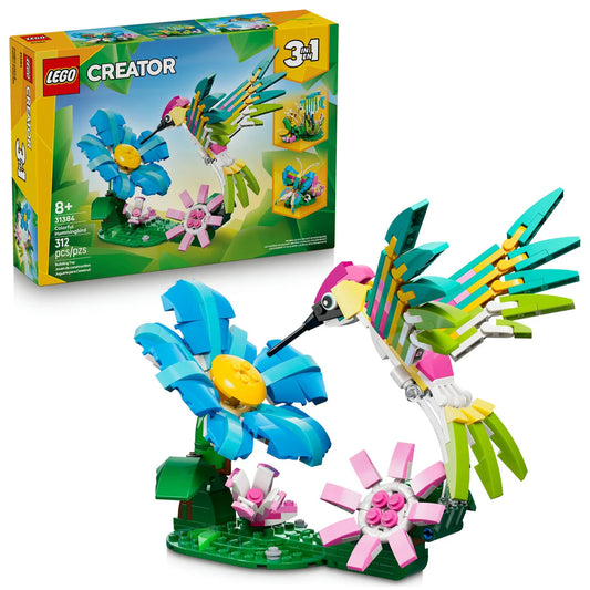 LEGO Creator 3-in-1 Wild Animals: Colorful Hummingbird 31384
