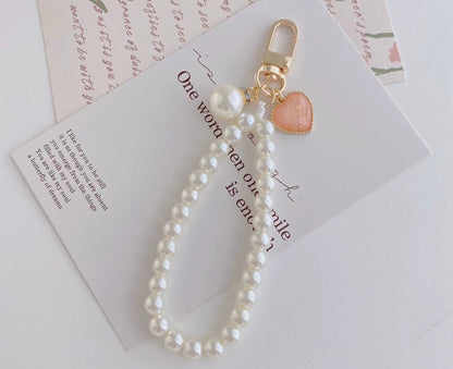 Lanière de téléphone Sweetheart Pearl Elegance