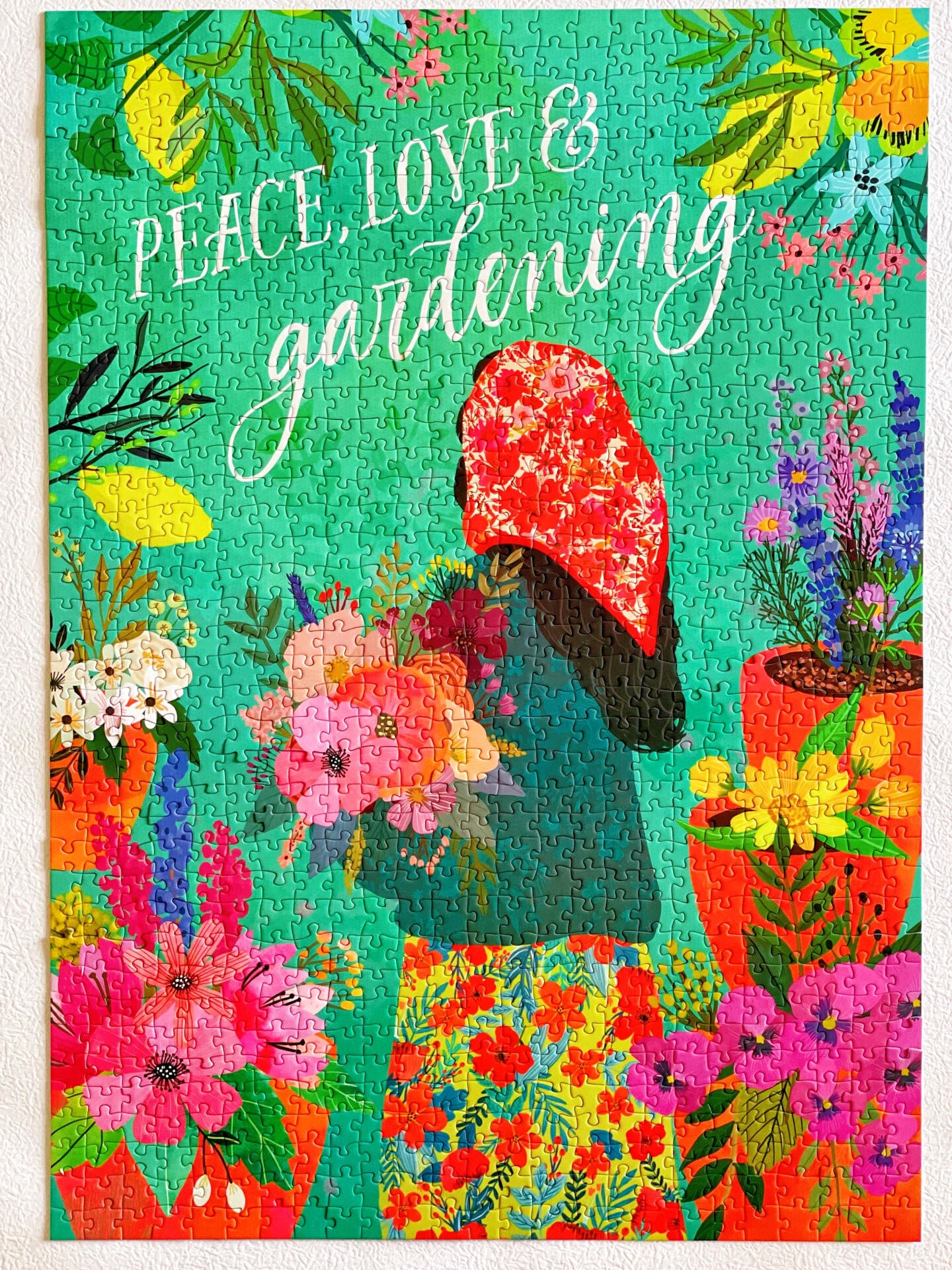 Floral Woman 1000 Piece Jigsaw Puzzle