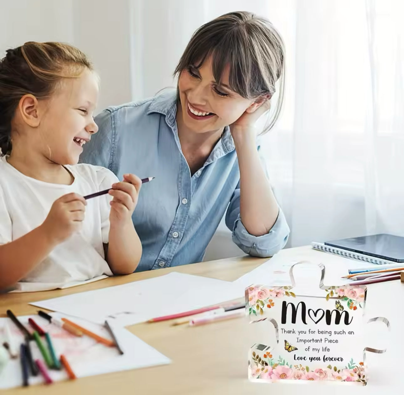 Mom Puzzle Piece Keepsake – A Heartfelt Mother’s Day Gift