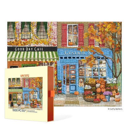 Autumn On Main 1000 Piece Fall Puzzle WerkShoppe