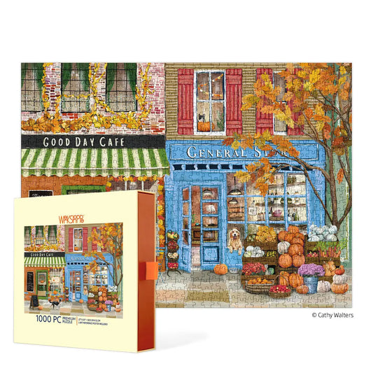 Autumn On Main 1000 Piece Fall Puzzle WerkShoppe