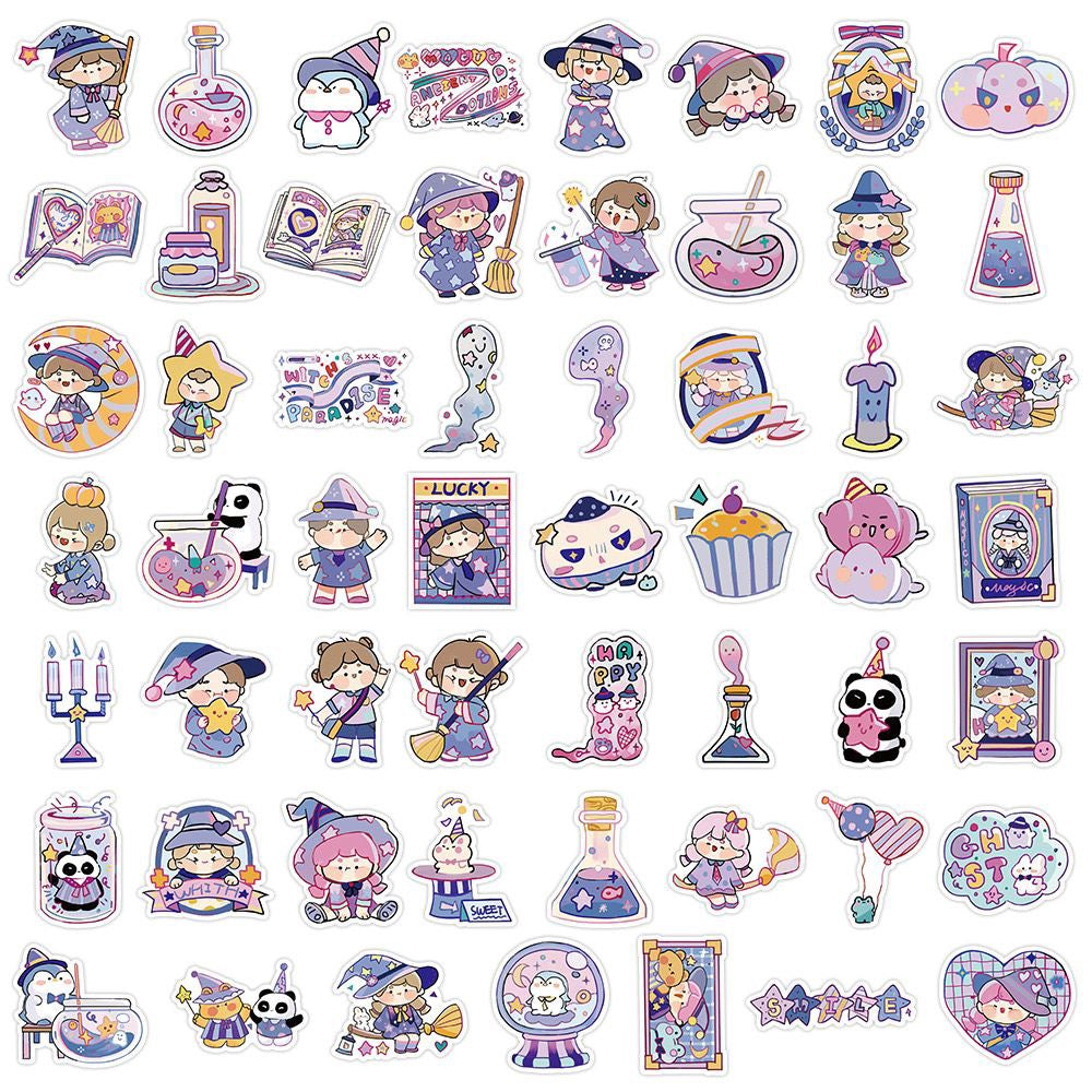 Witch Night Sticker Pack 55pcs V Boutique Studio