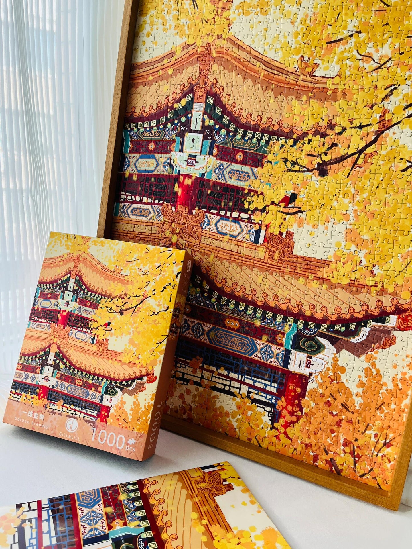 Gill & Lill Golden Scenery 1000 Piece Puzzle Gill & Lill