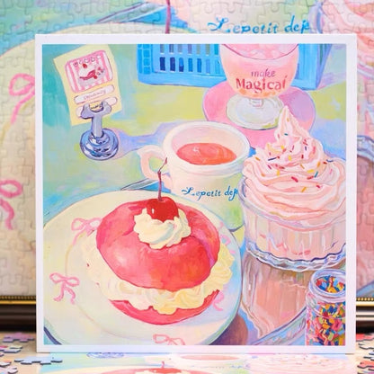 Creamy Sweetheart 500 Piece Jigsaw Puzzle Komono