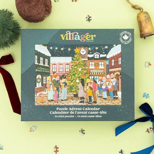 [Pre-Order] Villager Puzzles Puzzle Advent Calendar | 24 Mini 100-Piece Puzzles Villager Puzzles