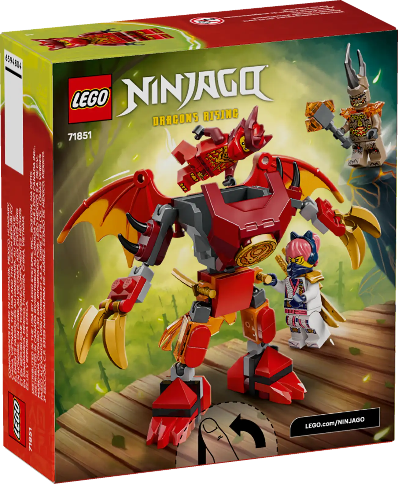 LEGO NINJAGO® Kai's Dragon Mech Battle Pack 71851