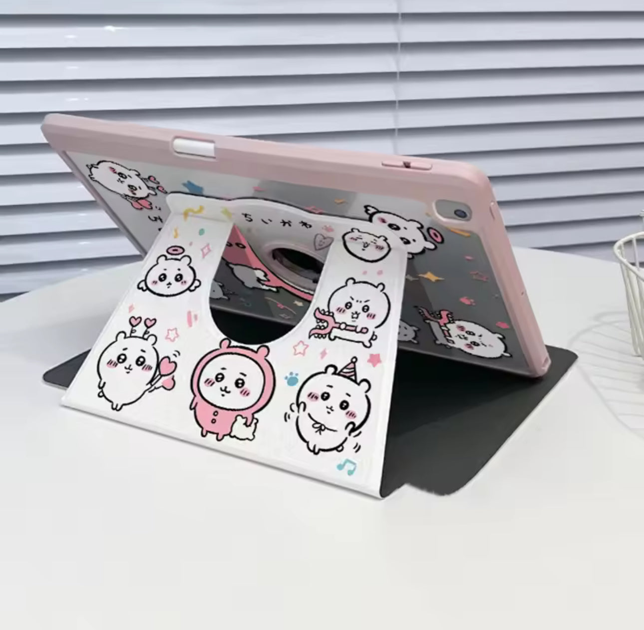 Kawaii Cat 720°  Rotating iPad Case – Cute Stand Cover