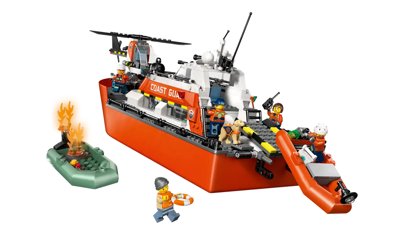 LEGO City Coast Guard Rescue Boat & Helicopter 60504