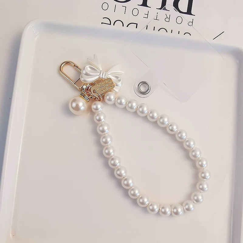 Lanière de téléphone Elegance Pearl