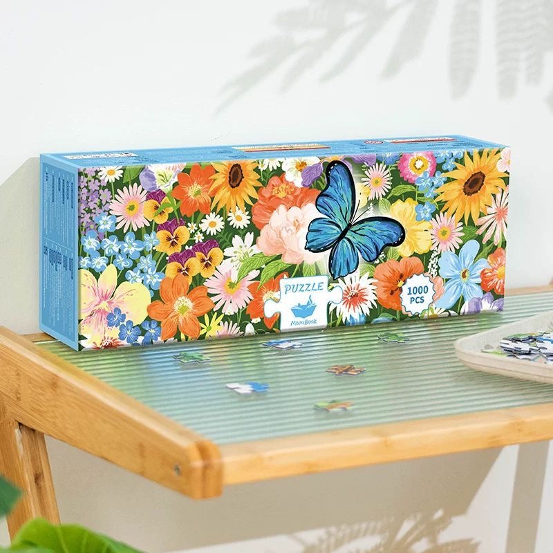 Momibook Dancing Butterflies 1000 Piece Jigsaw Puzzle Momibook