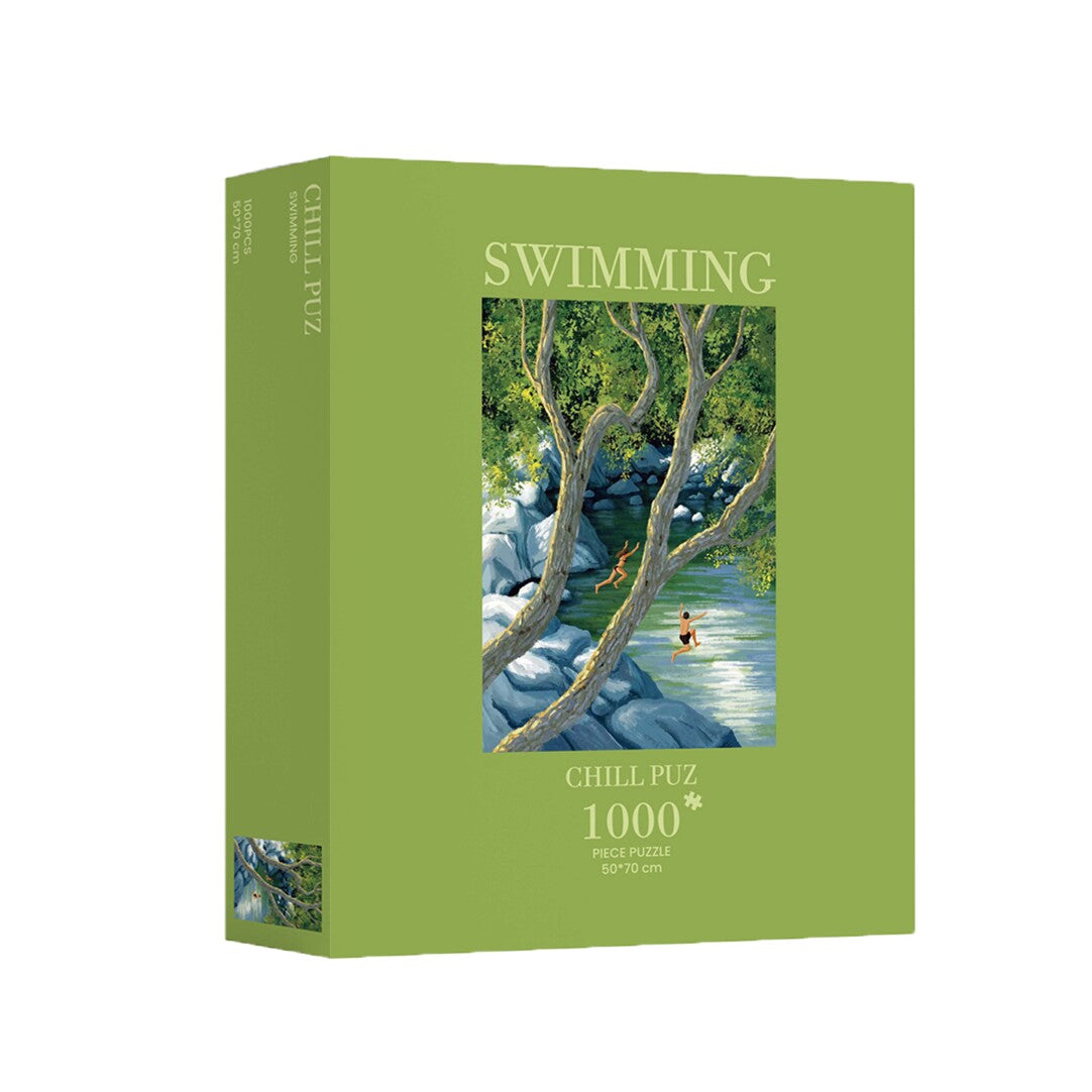 CHILL PUZ Swimming 1000 Piece Puzzle