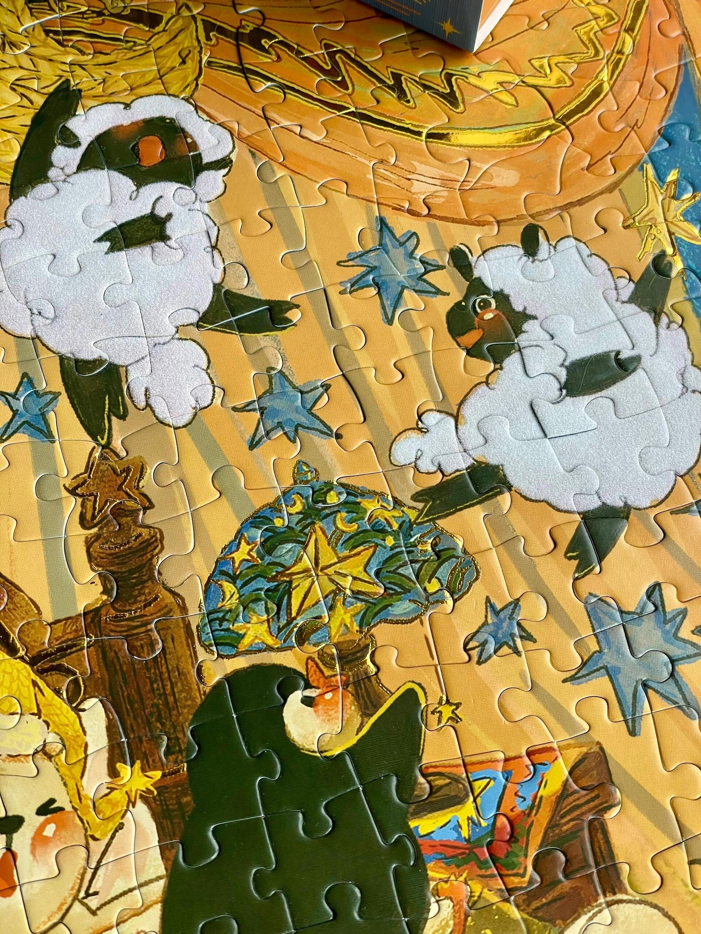 Pin Pin Counting Sheep 521 Piece Foil Jigsaw Puzzle Pin Pin