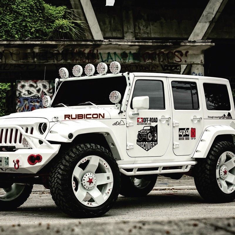 Rubicon 4x4 Off-Road Adventure Decal Set for JEEP Wrangler
