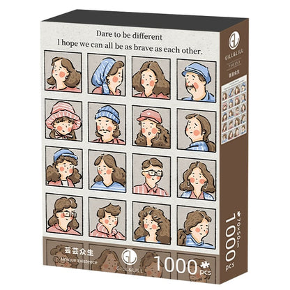 Gill & Lill Unique Existence 1000 Piece Puzzle Gill & Lill