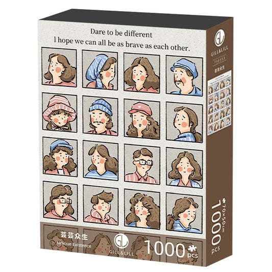 Gill & Lill Unique Existence 1000 Piece Puzzle