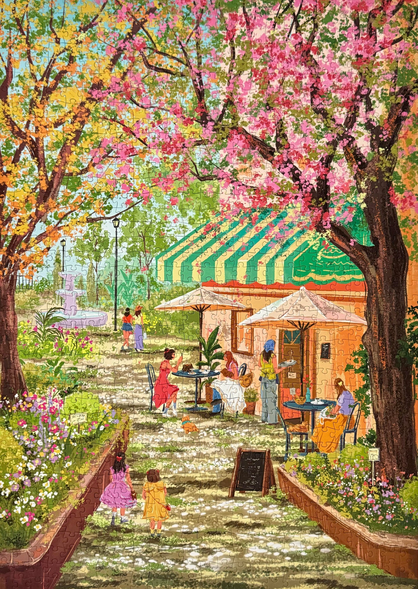 Park Cafe 1000 Piece Jigsaw Puzzle Tutu Dingdang