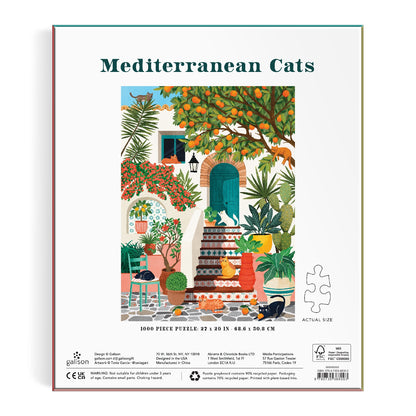 Mediterranean Cats 1000 Piece Puzzle