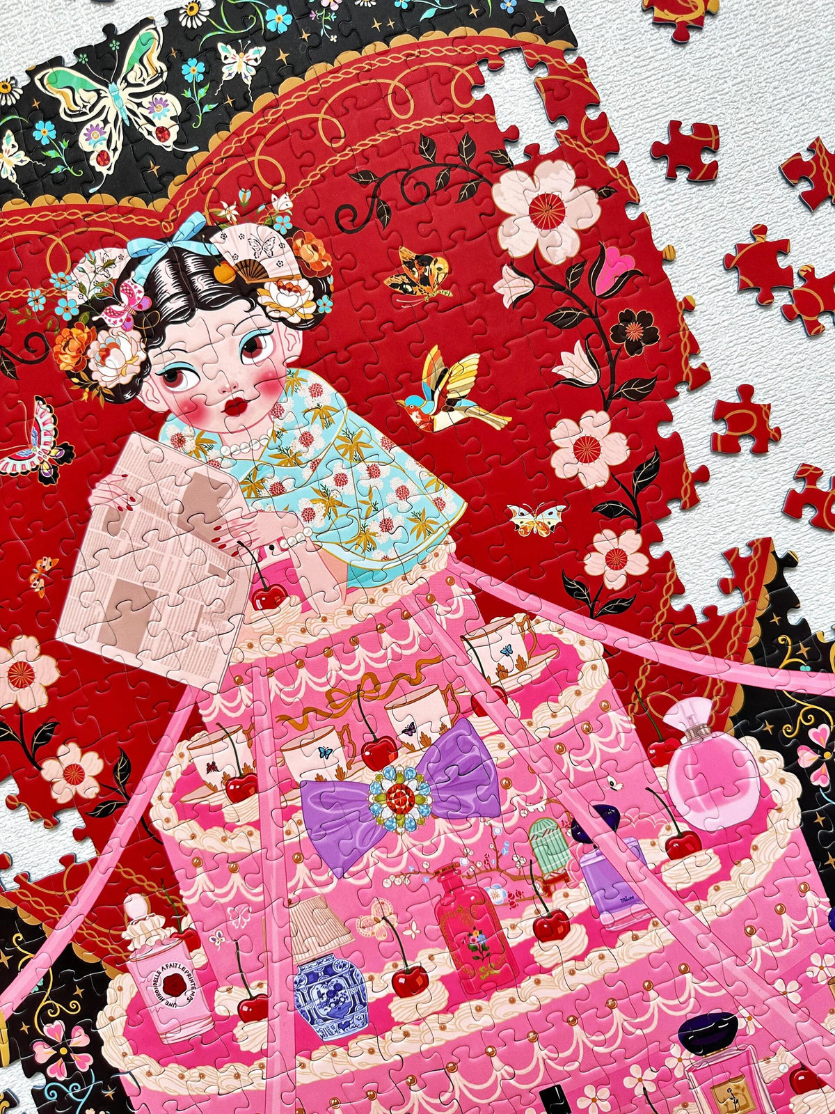 Madama Butterfly 500 Piece Jigsaw Puzzle Kessing