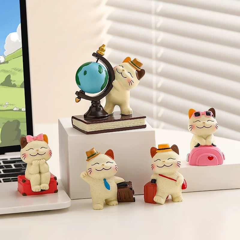 Lucky Cat Phone Holder/ Ornament