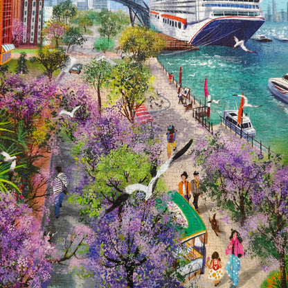 Atlantic Flowers 1000 Piece Jigsaw Puzzle