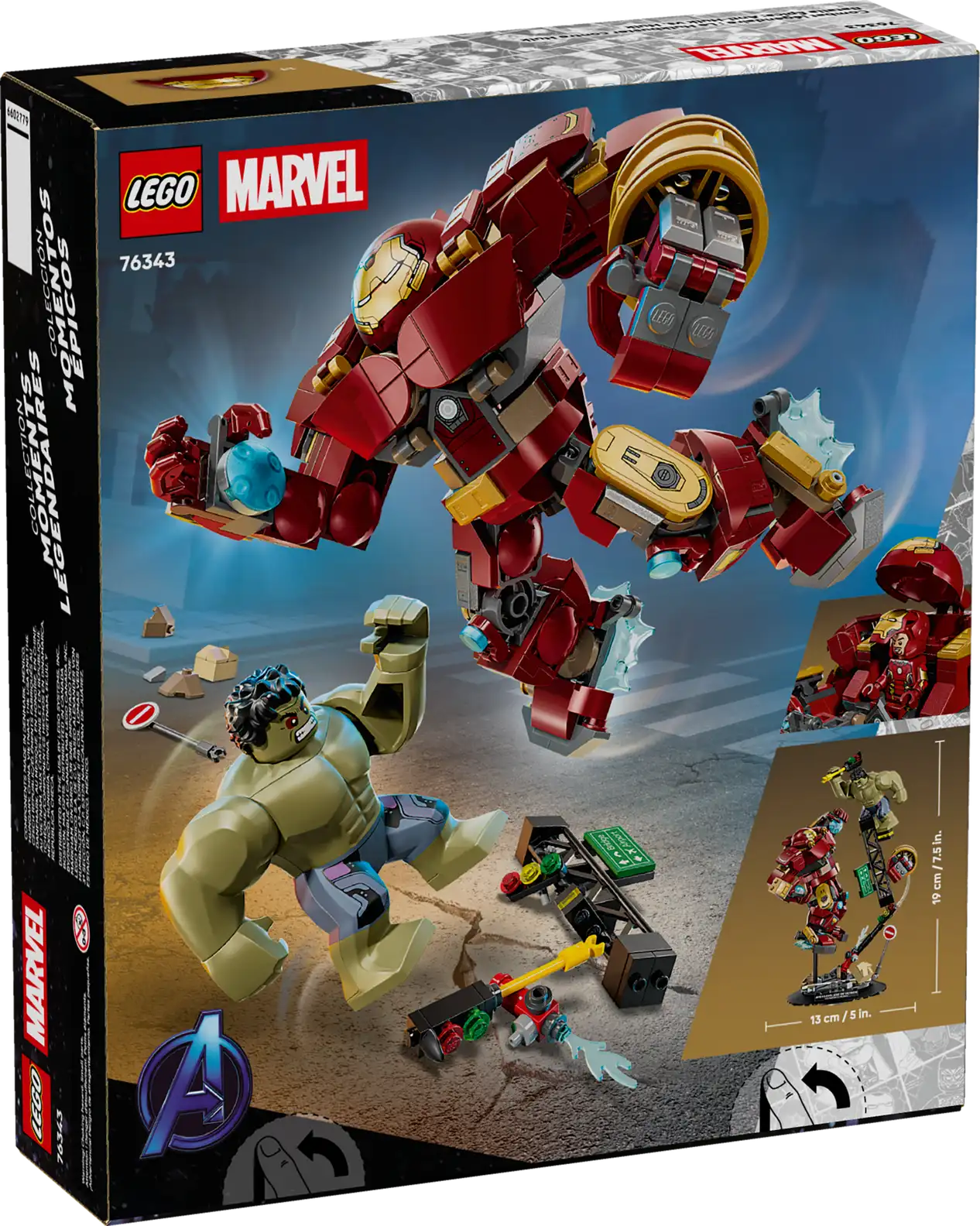 LEGO Marvel Epic Battle: Hulkbuster vs. The Hulk 76343
