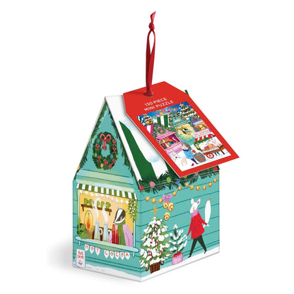 Holiday Market 130 Piece Puzzle Ornament Galison