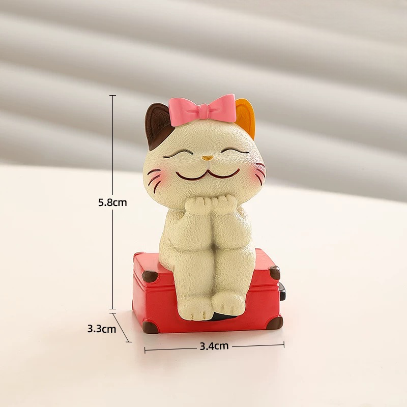 Lucky Cat Phone Holder/ Ornament