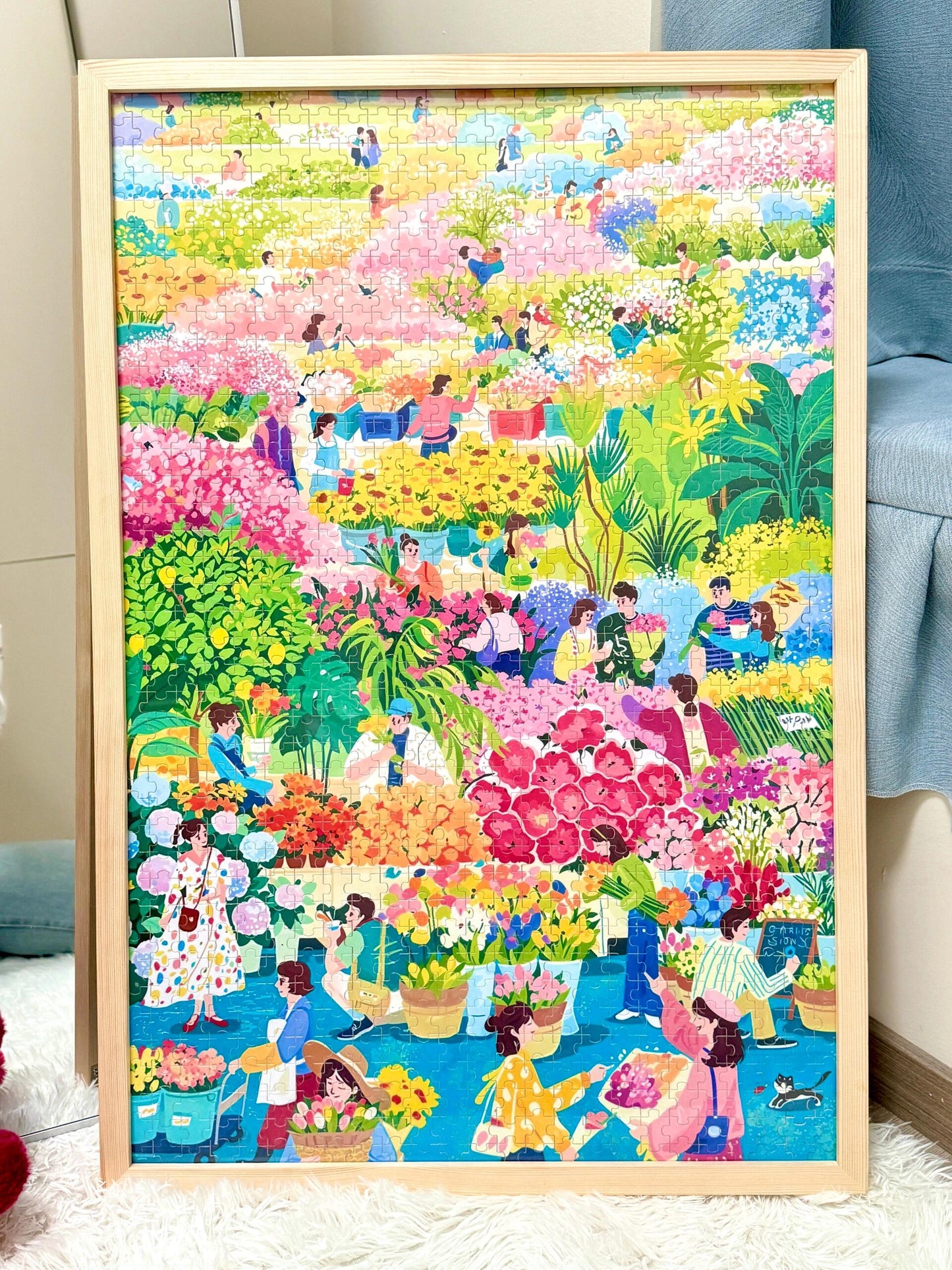 TOi World Kunming Dounan Flower Market 1000-Piece Jigsaw Puzzle TOI