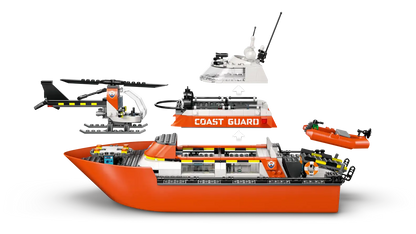 LEGO City Coast Guard Rescue Boat & Helicopter 60504