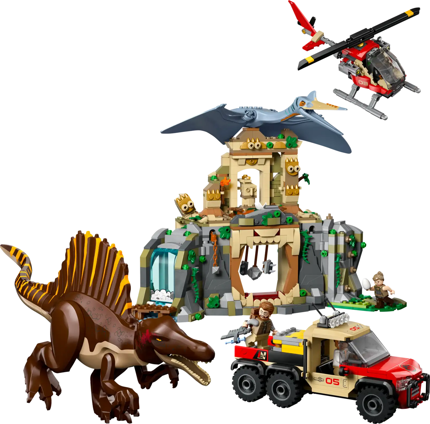 LEGO Jurassic World Spinosaurus & Quetzalcoatlus Air Mission