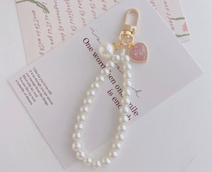 Lanière de téléphone Sweetheart Pearl Elegance