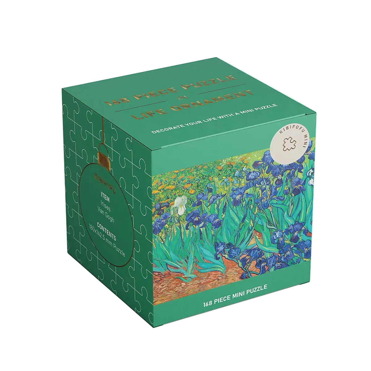 Kibifufu 12-Pack 168 Piece Mini Jigsaw Puzzle Collection 03 | Art Series Gift Set Kibifufu