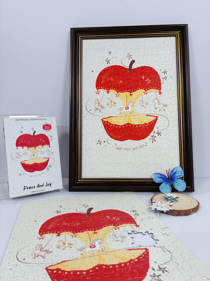 Peace And Joy 300 Piece Puzzle Toppie