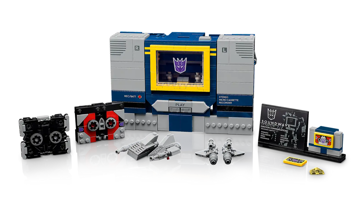 LEGO Icons Transformers: Soundwave 10358