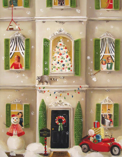 Holiday Open House Mini 100 Piece Jigsaw Puzzle New York Puzzle Company