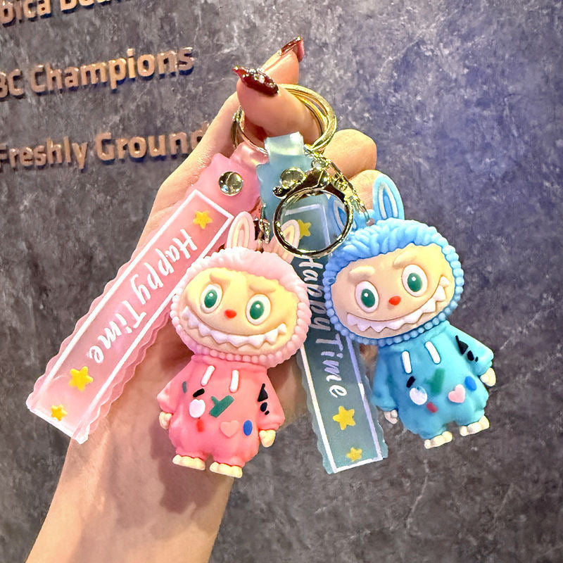 Cartoon Labubu Keychain